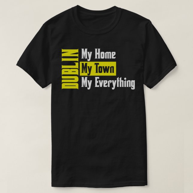 T-shirt Irlande Dublin (Design devant)