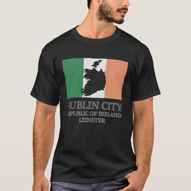 T-shirt Irlande Dublin City Leinster (Devant)