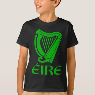 T-shirt Irlande Eire Eireann Fierté Irlandaise Harpe Gaéli