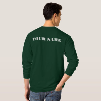 T-shirt Irlande Élégance : Personalisé Long Sleeve Green