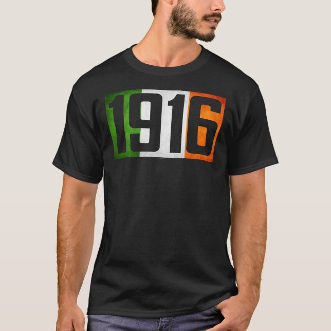 T-shirt Irlande Hausse de Pâques 1916 drapeau de la rébell (Devant)
