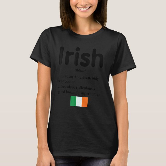 T-shirt Irlande Irishman Irlandais Carte St patrick drapea (Devant)