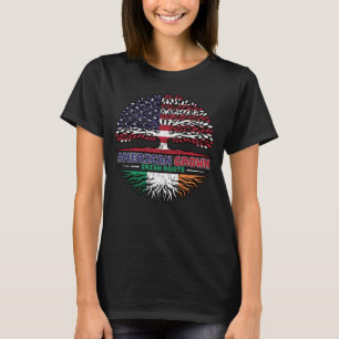 T-shirt Irlande Irlande États-Unis États-Unis Arbre des Ét