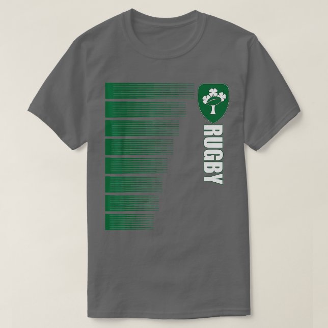 T-shirt Irlande Rugby Jersey Irlandais Rugby 2 Côté (Design devant)