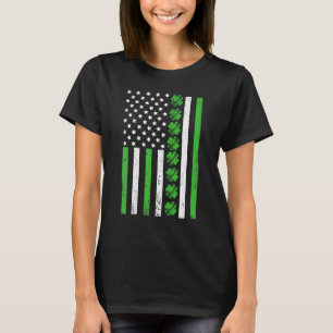 T-shirt Irlande Rugby Sport Usa Drapeau Shamrock St Patric