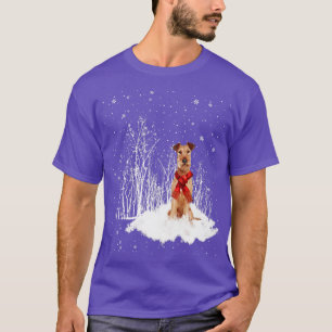 T-shirt IRLANDE TERRIER Chien Noël Joyeuses Fêtes Saison