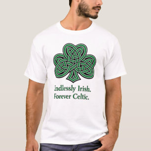 T-shirt Irlando-américain sans fin. Celtique pour toujours
