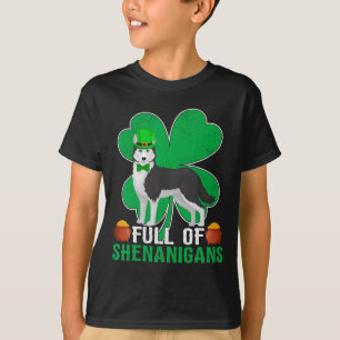 T-shirt Irlandois Husky Sibérien Plein de Fredaines Chien