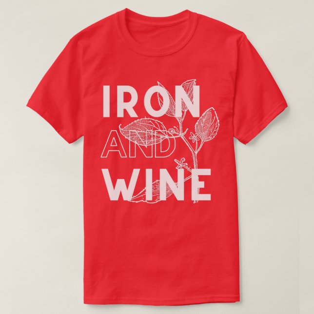 T-shirt Iron and Wine (Design devant)