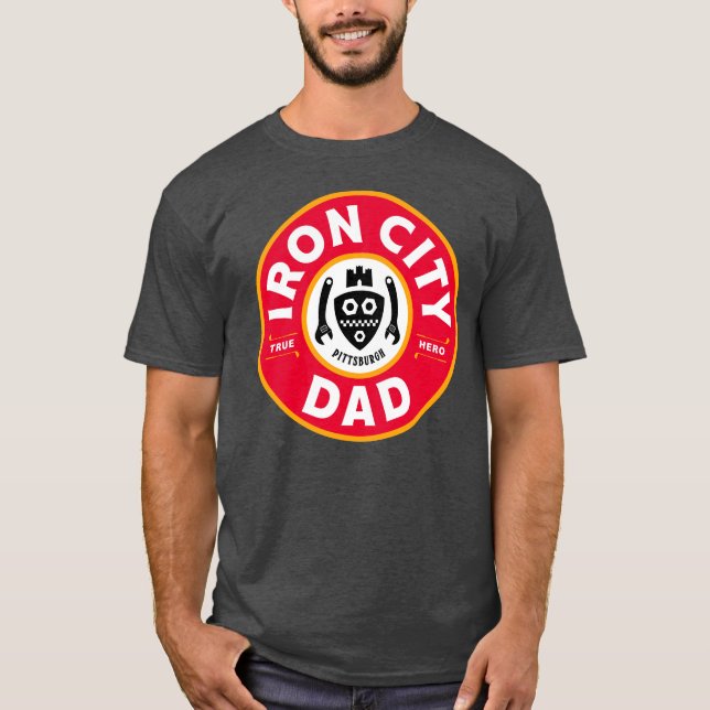 T-shirt Iron City Papa (Devant)