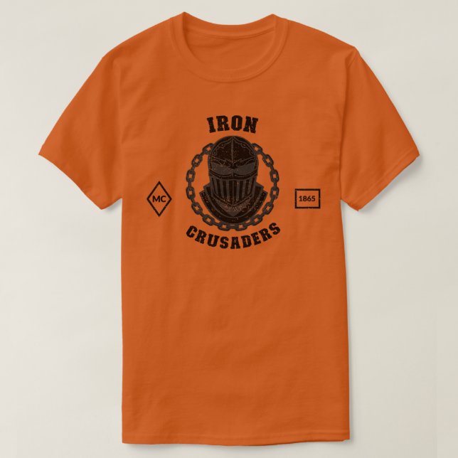 T-shirt Iron Crusaders Biker Club (Design devant)