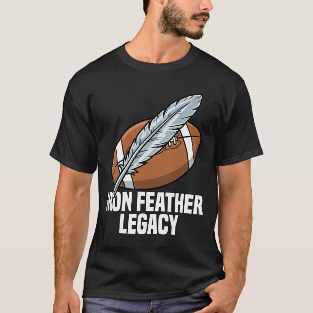 T-SHIRT IRON FEATHER LEGACY - PHILADELPHIA FOOTBALL (Devant)