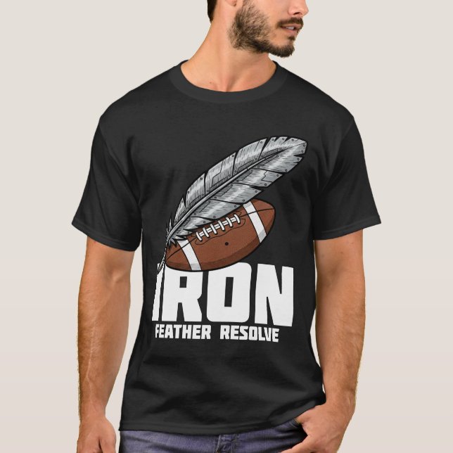 T-SHIRT IRON FEATHER RESOLVE - PHILADELPHIA FOOTBALL (Devant)
