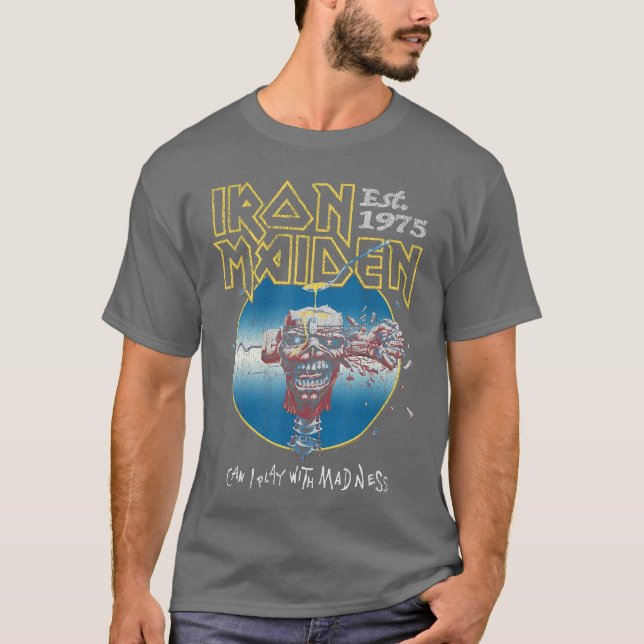 T-shirt Iron Maiden Can I Play with Madness (Devant)
