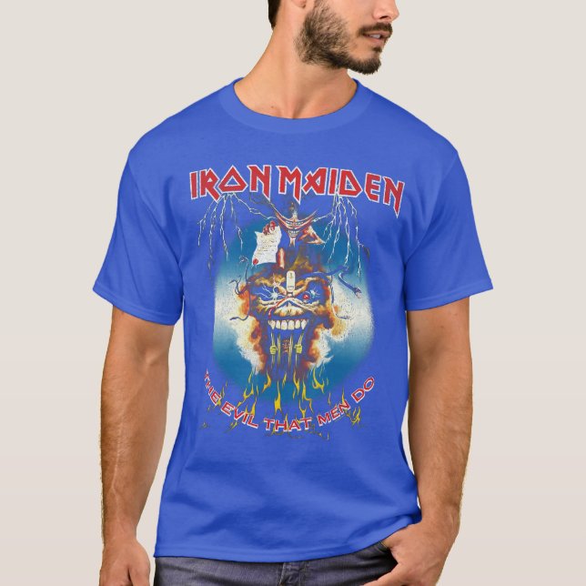 T-shirt Iron Maiden The Evil That Men Do (Devant)