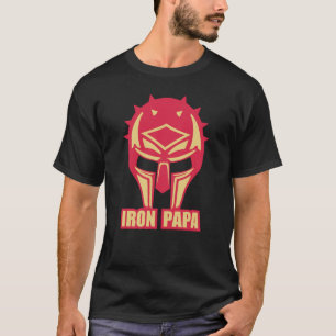 T-shirt iron papa casque armure ironpapa cask medieval