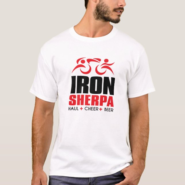 T-shirt IRON SHERPA Tri Sherpa Triathlon - Haul Ch (Devant)