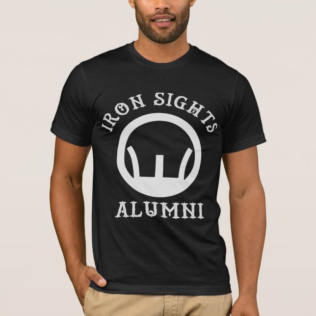 T-shirt Iron Sights Alumni ©WhiteTigerLLC.com (Devant)