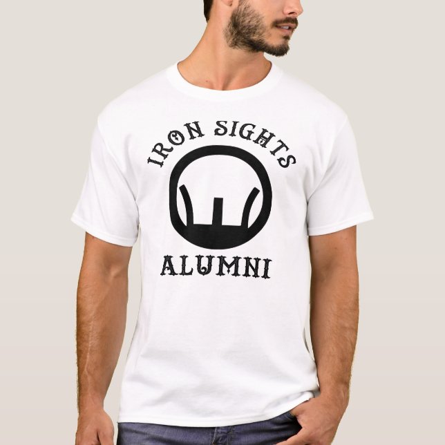 T-shirt Iron Sights Alumni ©WhiteTigerLLC.com (Devant)