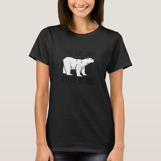 T-shirt Ironic Saying Cute Polar Bears Wilderness (Devant)