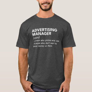 T-shirt Ironie du responsable marketing
