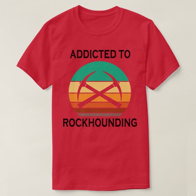 T-shirt Ironique Dire Rocks Rockhoring Earth Science avant (Design devant)