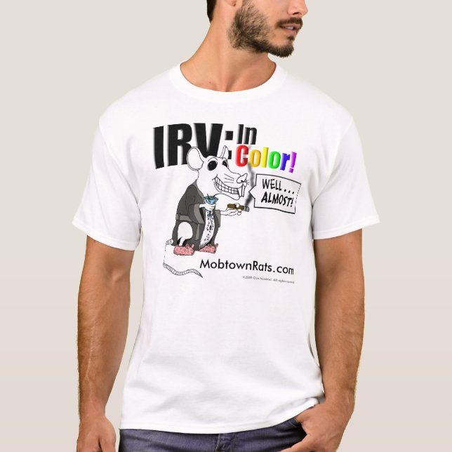 T-shirt Irv : En couleurs ! (Devant)
