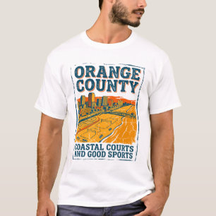T-shirt Irvine Skyline Pickleball Hustle et Dink
