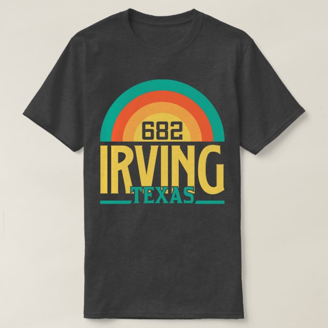 T-shirt Irving Texas Area Code 2 (Design devant)