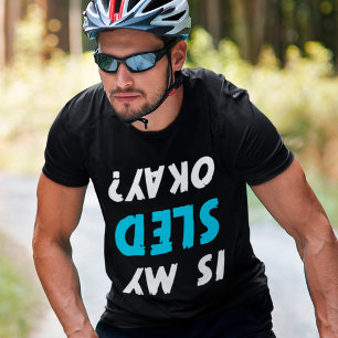 T-shirt Is My Sled Okay Funny Snowmobile Lover