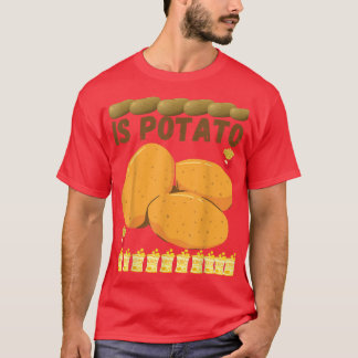 T-shirt Is Potato Human Costume Potato Kids Boys Men Gifts
