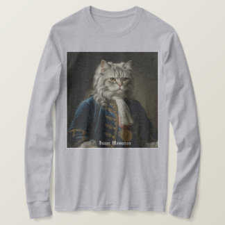 T-shirt Isaac Meowton Newton (Kitten / Cat Theme) Design