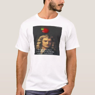 T-shirt Isaac Newton "Épaules géantes" Cadeaux de sagesse 