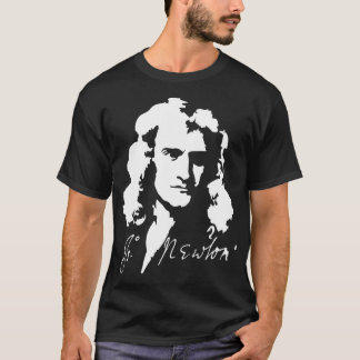 T-shirt Isaac Newton laws of physics mathematics