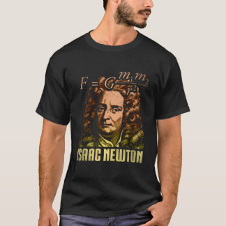 T-shirt Isaac Newton Physicien de gravitation Physique Sci