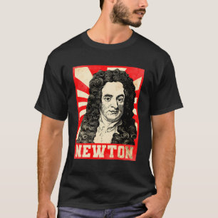 T-shirt Isaac Newton Physicien Physique Science Astronomie