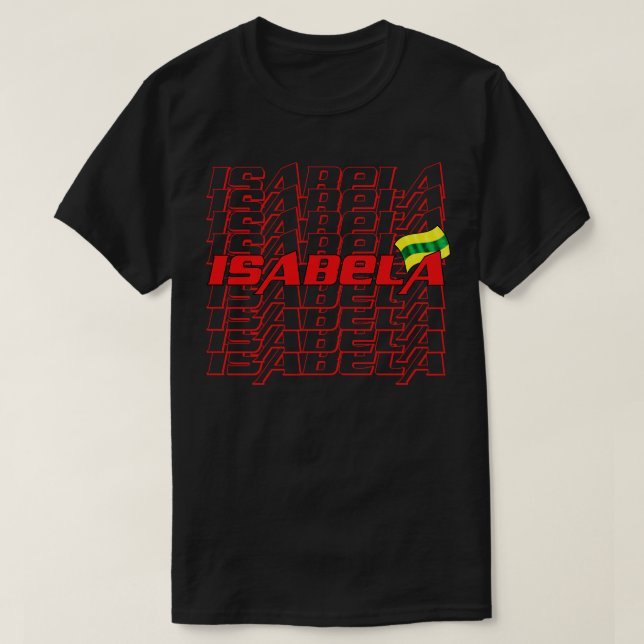 T-shirt Isabela Cascade texte (Design devant)
