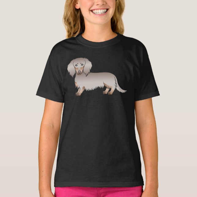 T-shirt Isabella et Tan Longue Chevelure Dessin Animé De C (Devant)