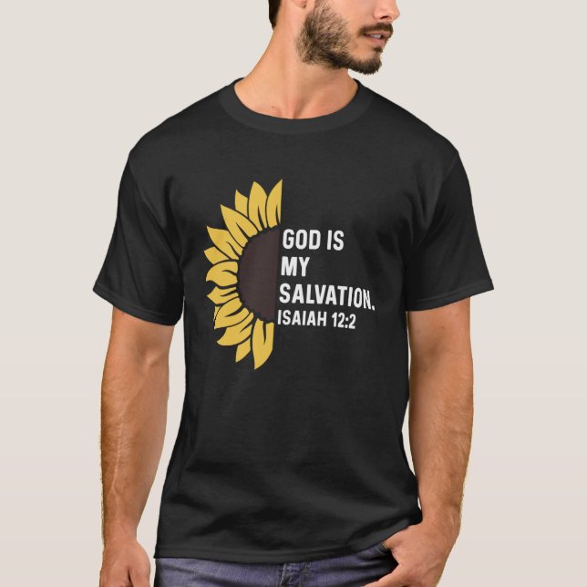 T-shirt Isaiah 122 12 2 God Jesus Religious Quote Christia (Devant)