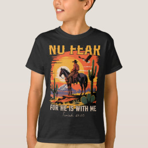 T-shirt Isaiah 41_10 Verset de la Bible Cowboy Occidental