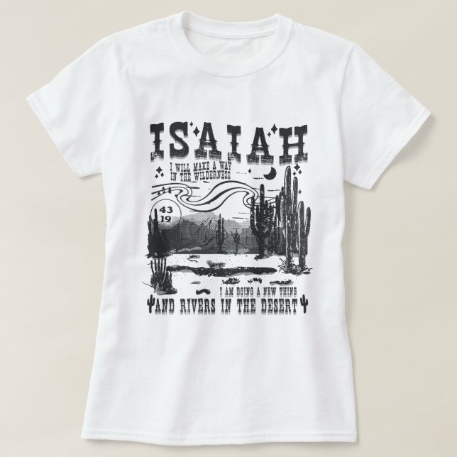T-shirt isaïe (Design devant)