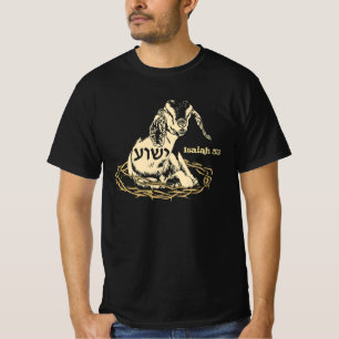 T-shirt Isaïe 53 Agneau Yeshua Jésus Religion religieuse F