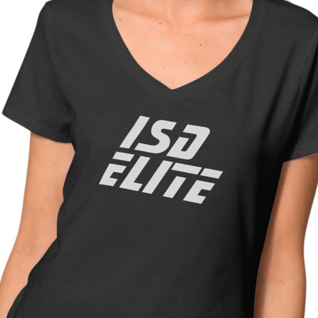 T-shirt ISD Elite Femme Col V de Base (Créateur téléchargé)