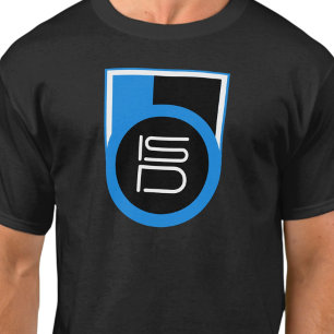 T-shirt ISD Noir Bleu Blanc Streetwear Urbain