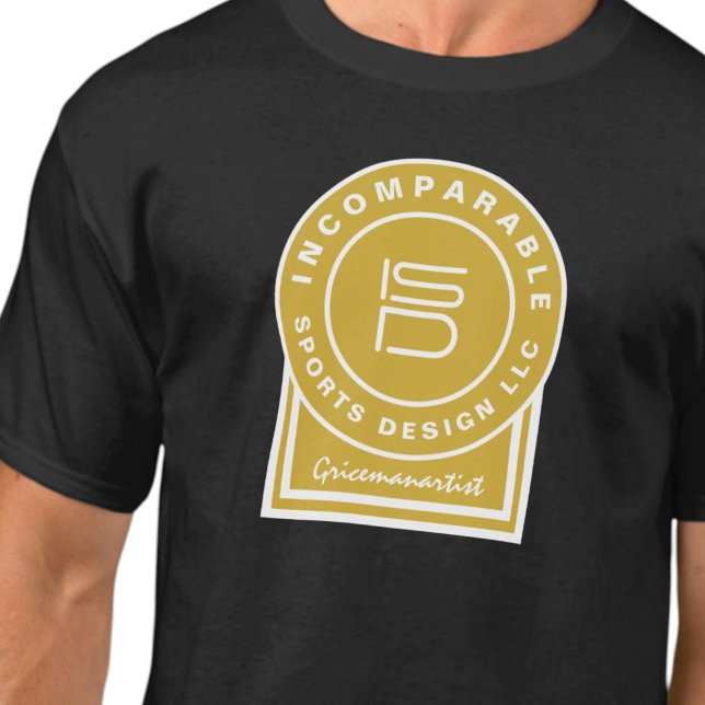 T-Shirt ISD Unisexe Métalisé Or (Créateur téléchargé)