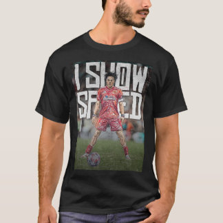 T-shirt ishowspeed Inspired Football Illustration
