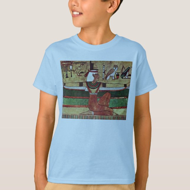 T-shirt ISIS de déesse, par Ägyptischer Maler Um V. 1360 (Devant)