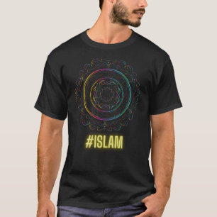T-shirt Islam Art Retro Cadeau Motif géométrique