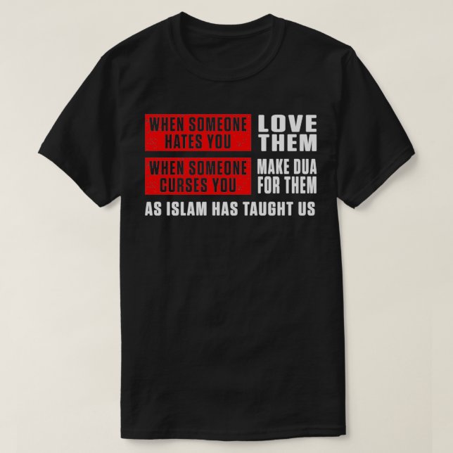 T-shirt Islam Muslim Dua Allah Alhamdulillah Religion Rama (Design devant)