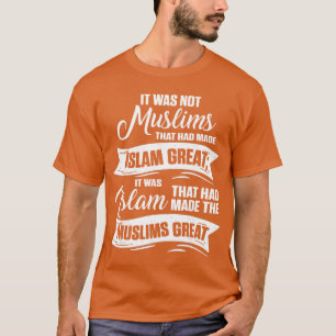 T-shirt Islam Religion Coran Mosquée Musulman Ramadan Alla